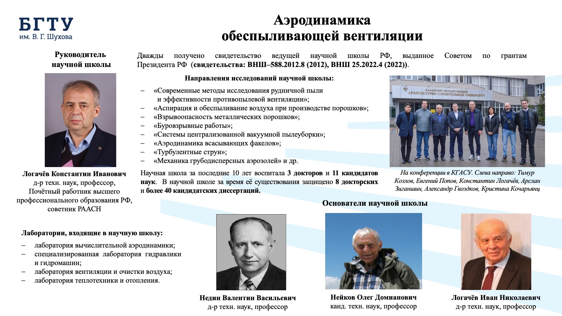 Научные школы. Слайд 1